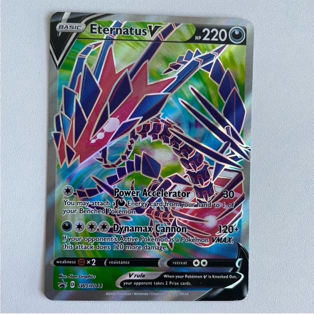 Pokémon Trading Cards Set of 3 Mew VMax | Lucario VStar | Eternatus V - Picture 9 of 13